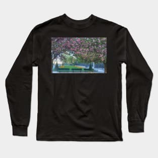 Cherry Blossoms Of Paris Long Sleeve T-Shirt